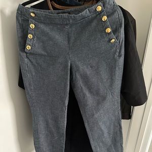 Military button slacks